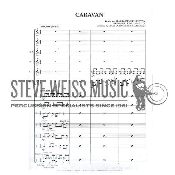Ellington/Mills-Caravan arr. Downs (SP)-B/V/3X/2M/DS/P
