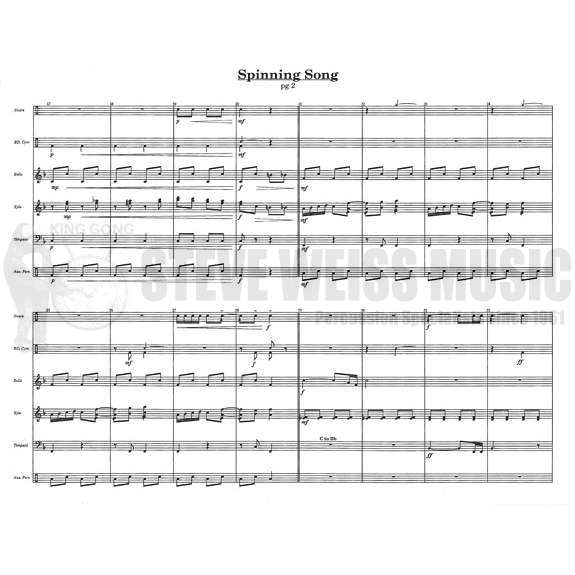 Ellmanreich-Spinning Song (SP)-B/X/3T/P (arr. Brooks)