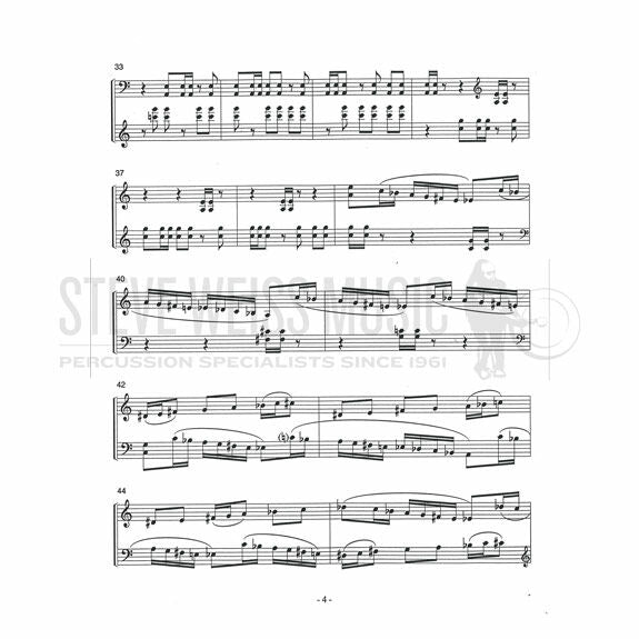 Elster-Invention for 2 Marimbas(SP)-2M