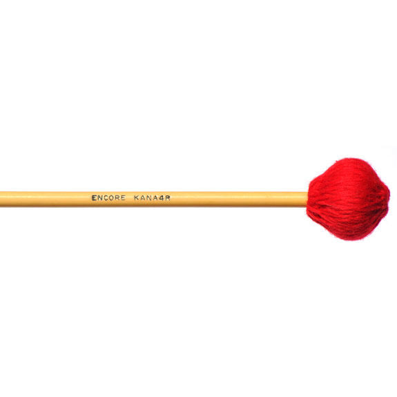 Encore Kana Omori Signature Medium Soft Marimba Mallets - Rattan