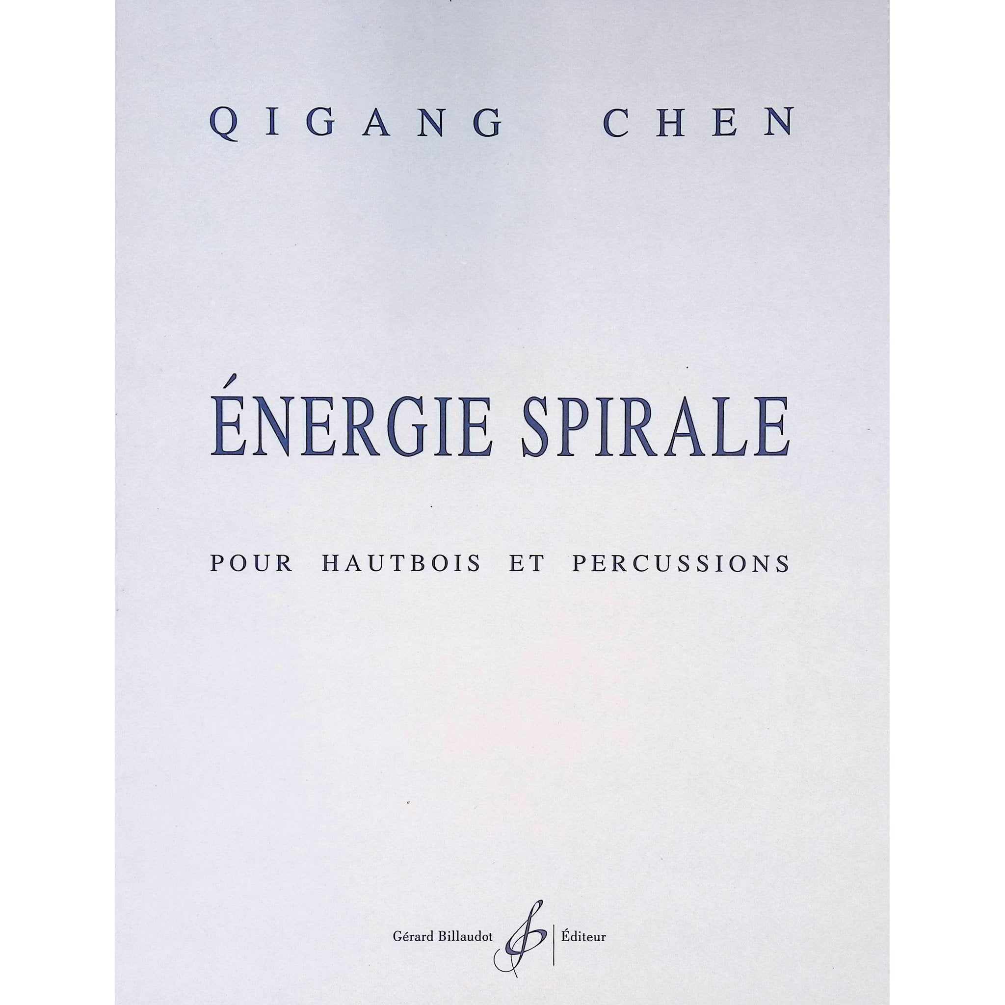 Energie Spiral by Qigang Chen