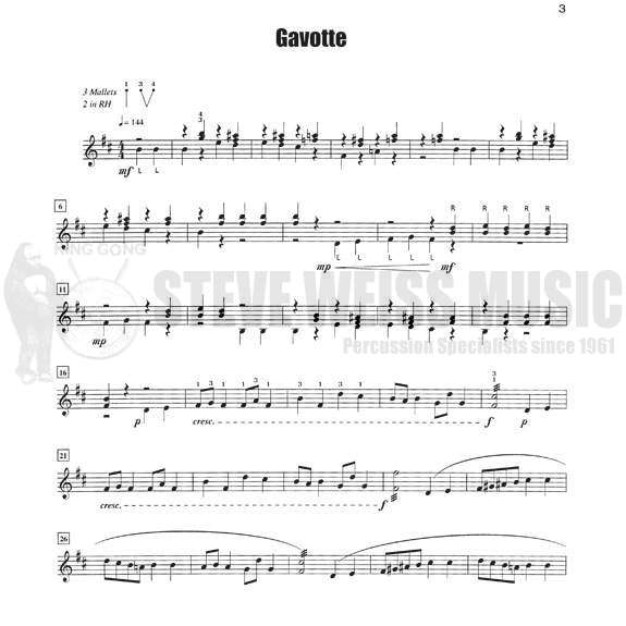 Ervin-Contemporary Etudes for 3 & 4 Mallets - M