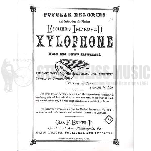 Escher-Popular Melodies and Instructions for Playing Escher's Improved Xylophone (1878)-X