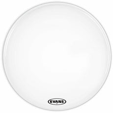 Evans 14" MX1 White Marching Bass Drum Head (Old Logo)