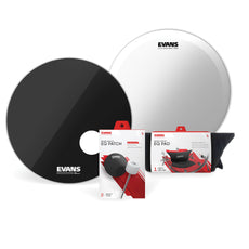Evans 22" EQ3 Bass Drum Head System Pack - Image 1