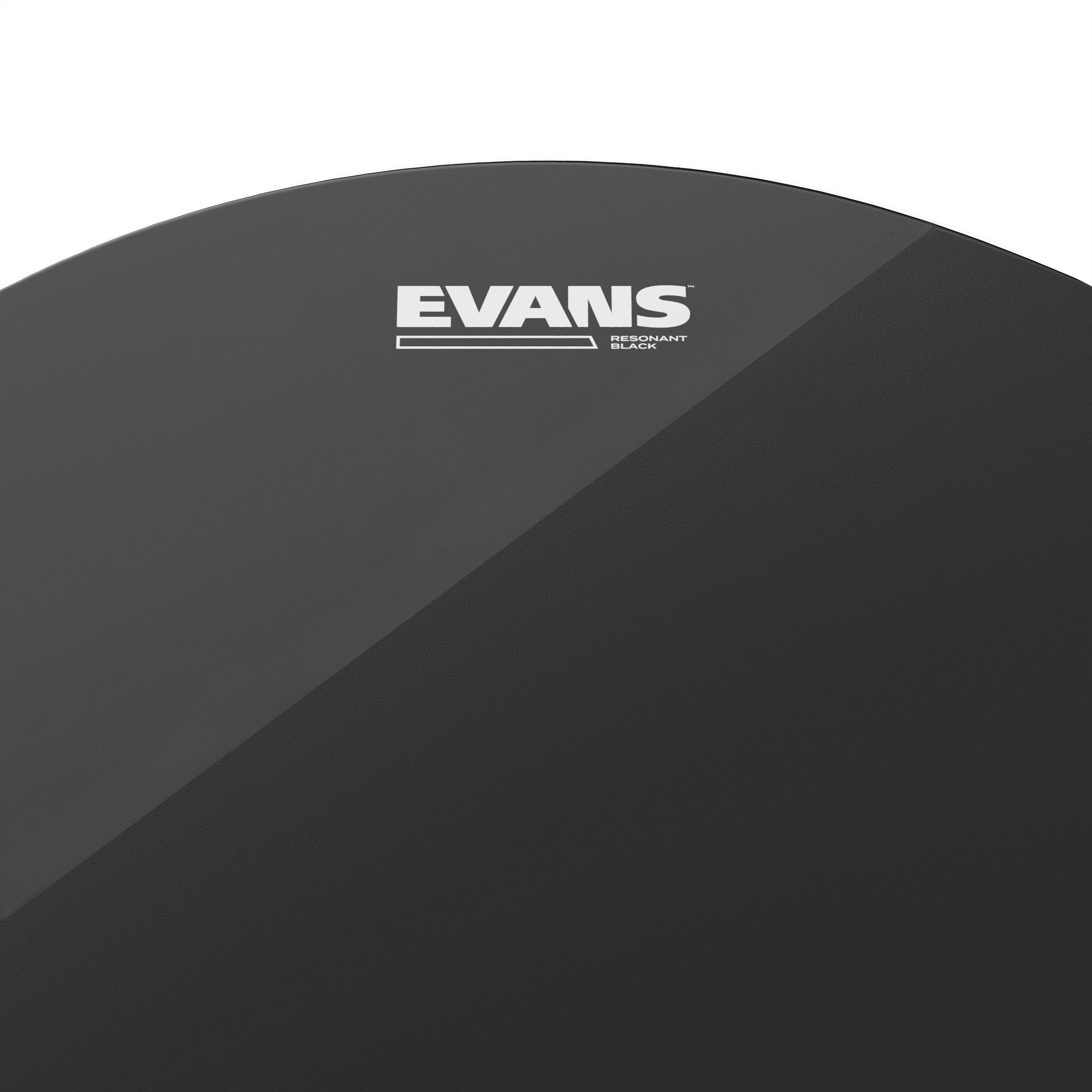 Evans Black Resonant Drumhead - 6" - Image 2