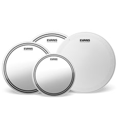 Evans EC2 SST Clear Drumhead Pro Pack - Rock - 10"/12"/14" - 14" HD Dry - Image 1