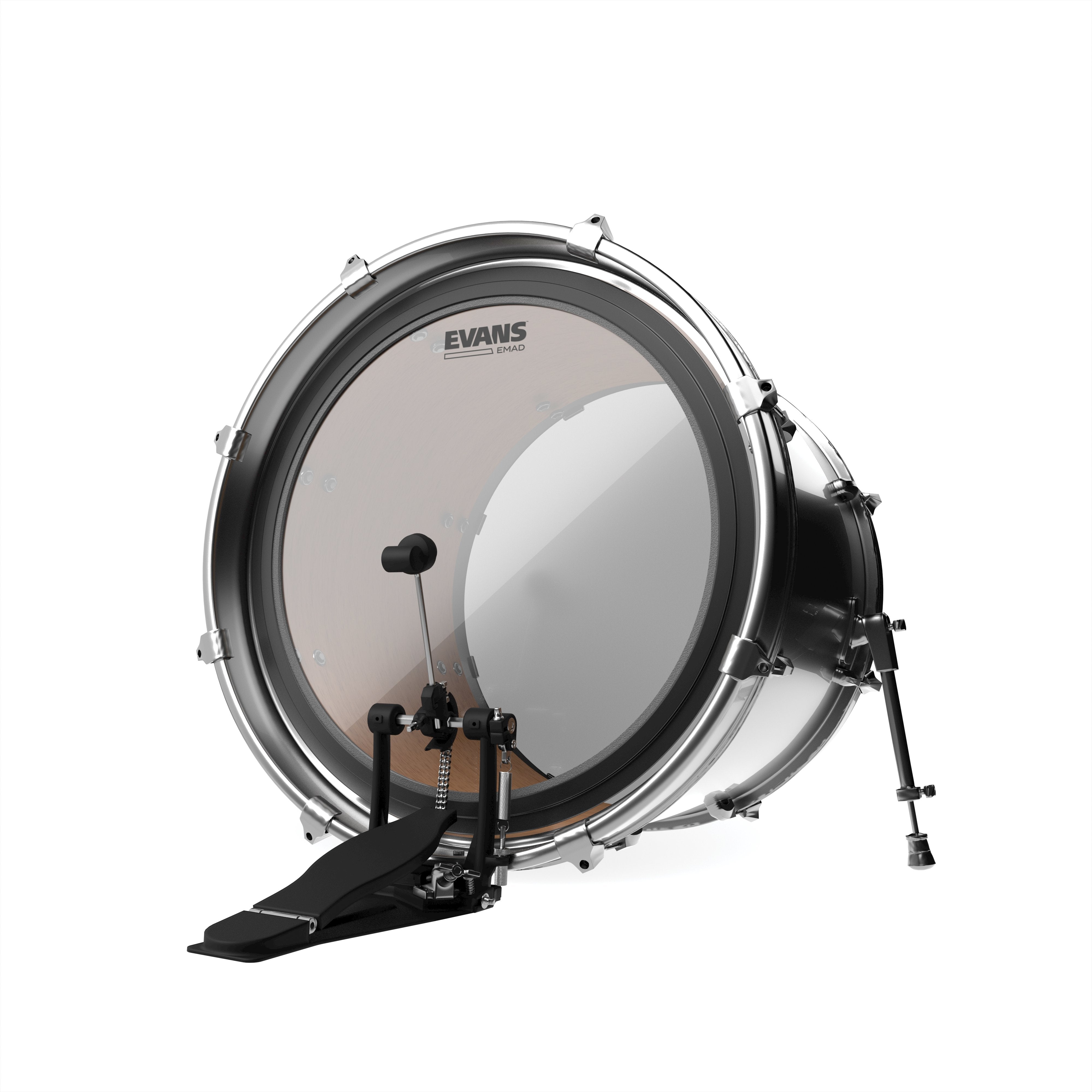 Evans EMAD Clear Bass Drumhead - 16" - Image 3