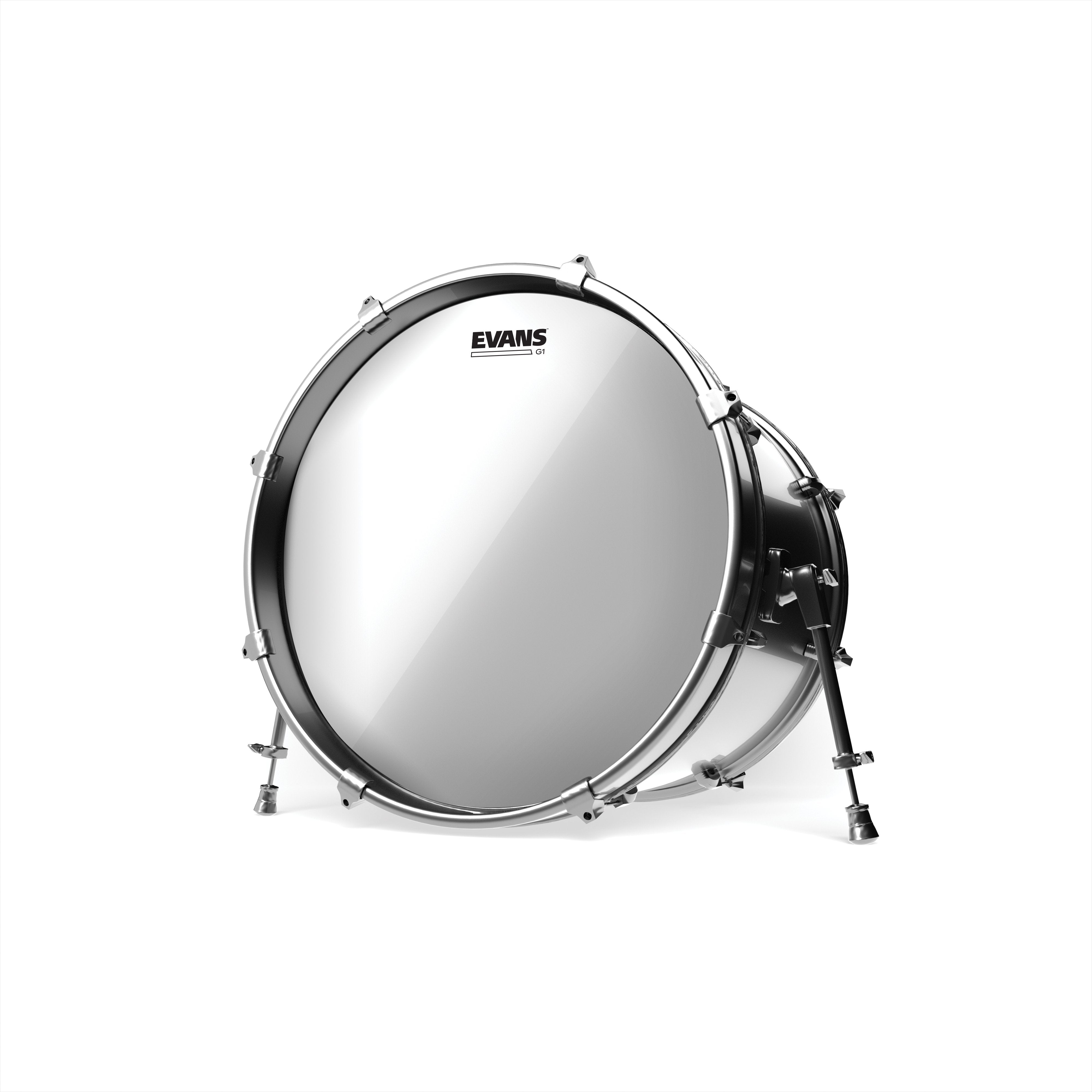 Evans G1 Clear Bass Drumhead - 22" - Image 4