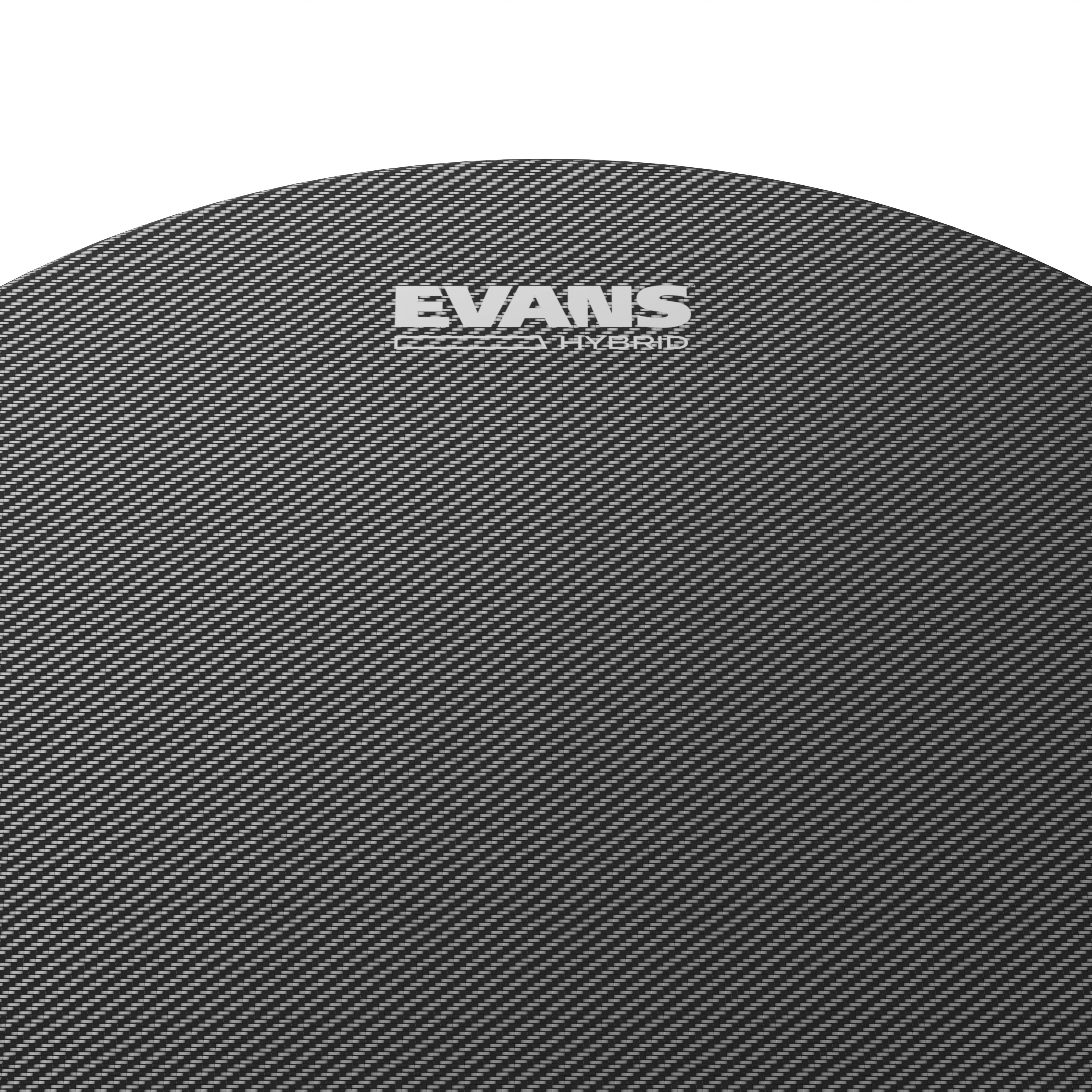 Evans Hybrid Grey Marching Snare Drumhead - 13" - Image 2