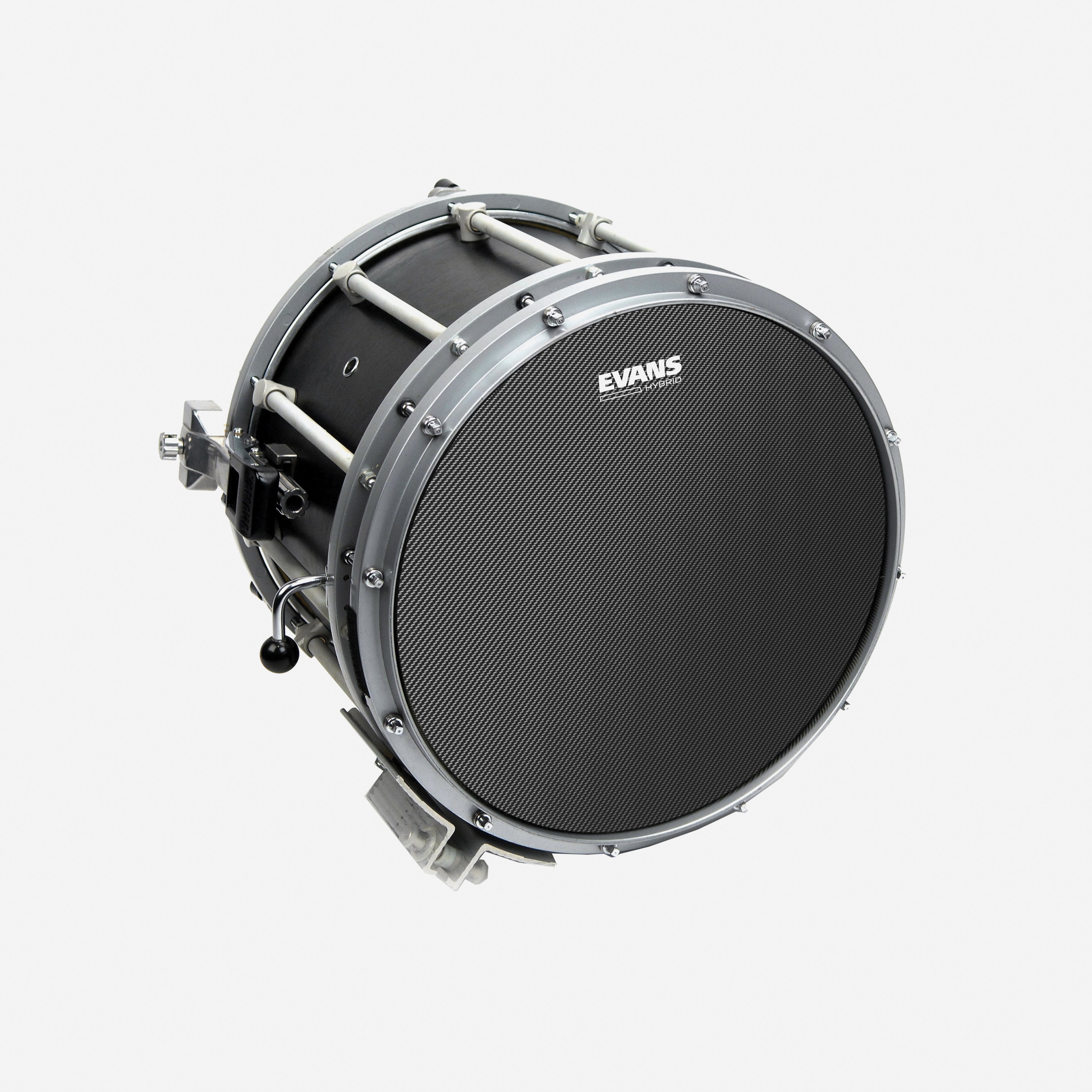 Evans Hybrid Grey Marching Snare Drumhead - 13" - Image 3