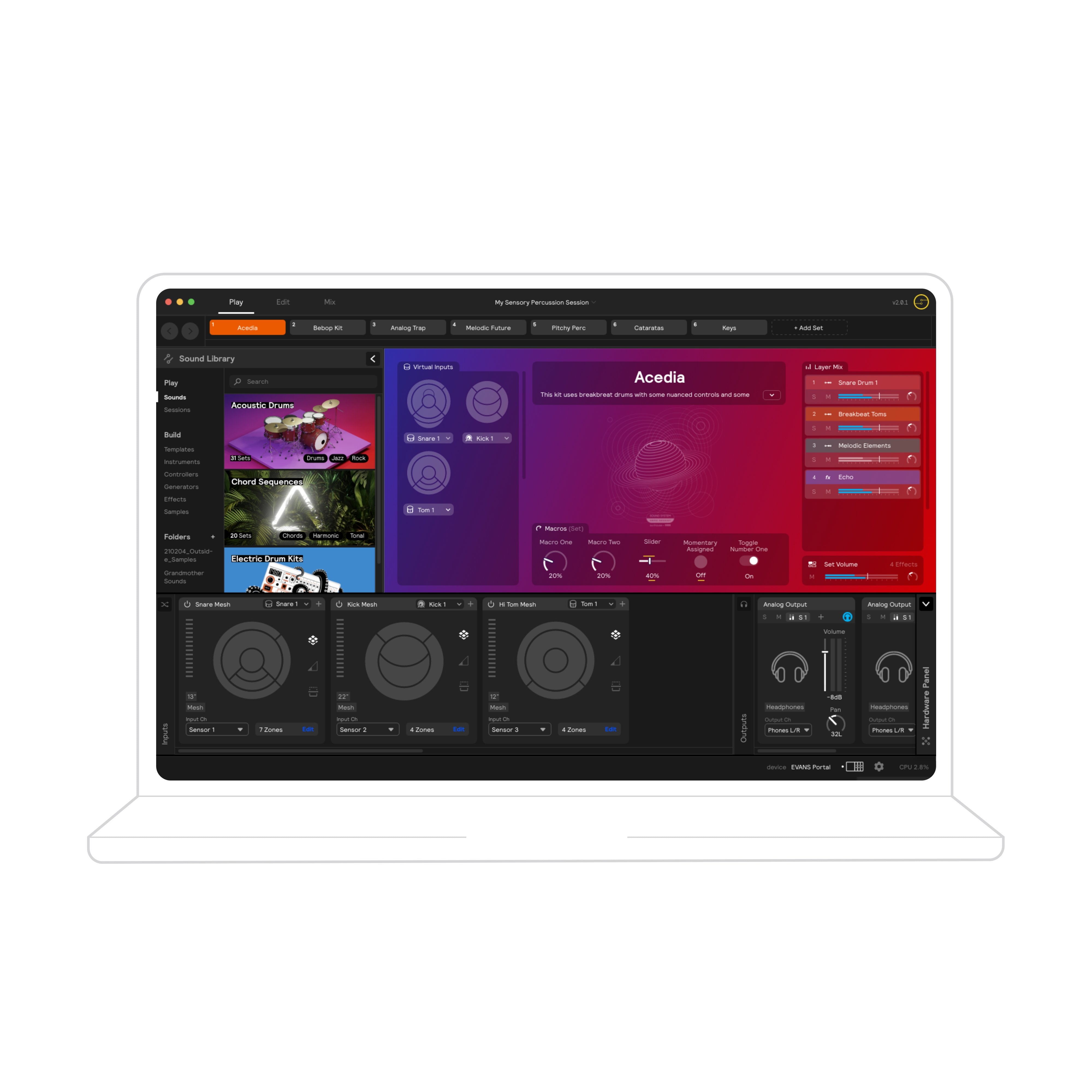 Evans Hybrid Sensory Percussion Sound System - Image 5