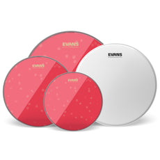 Evans Hydraulic Red Drumhead Pro Pack - Rock - 10"/12"/16" - 14" UV1 Coated - Image 1