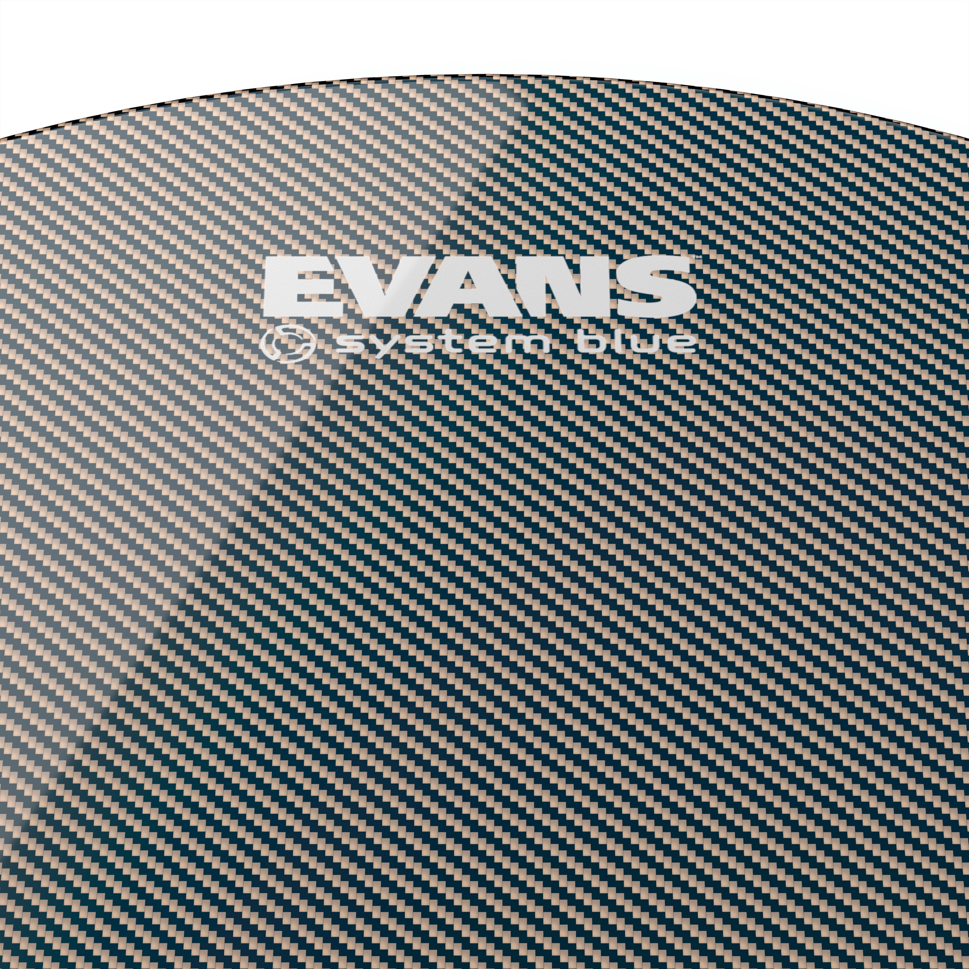Evans System Blue Marching Snare Drumhead - 13" - Image 2