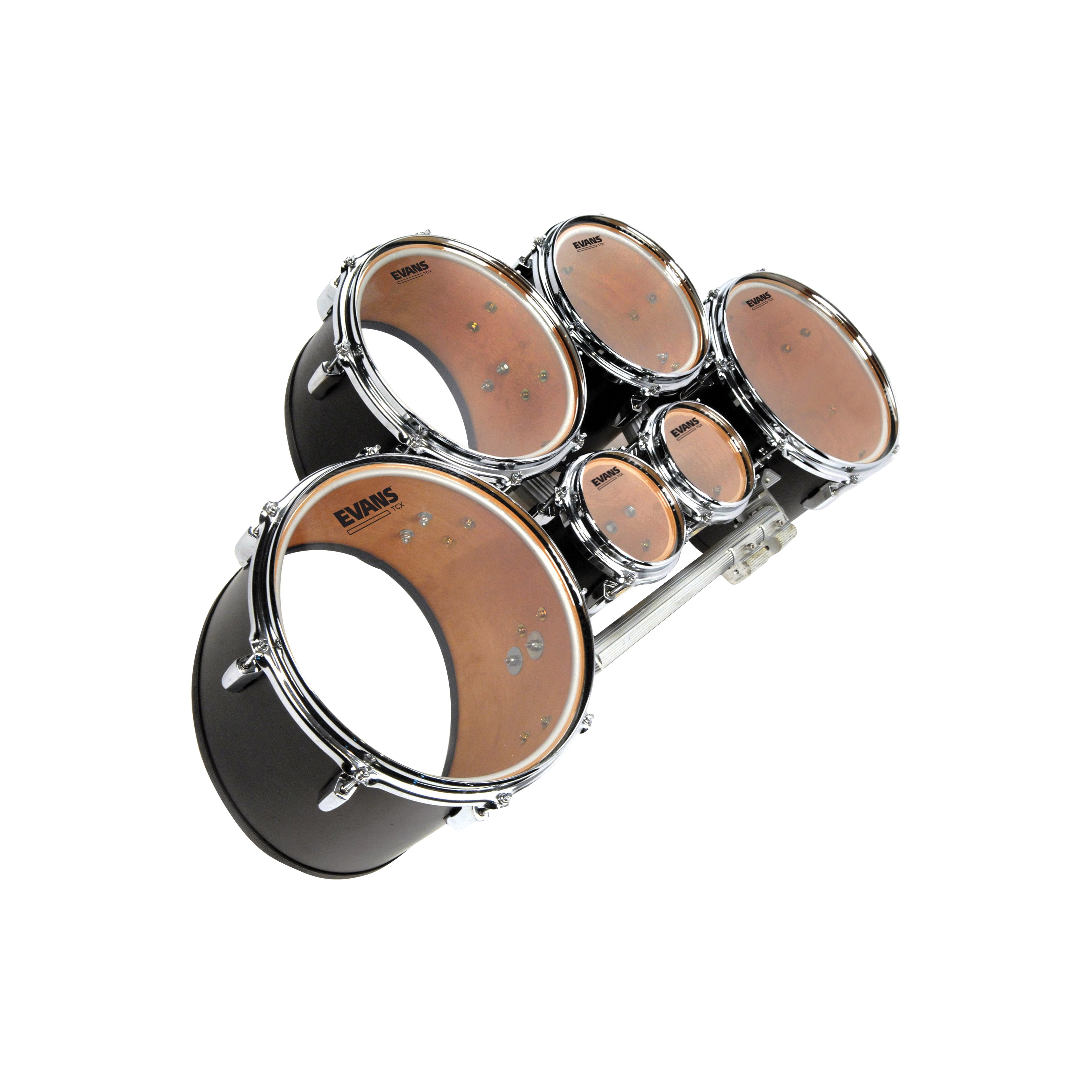 Evans TCX Clear Marching Tenor Drumhead - 13" - Image 3