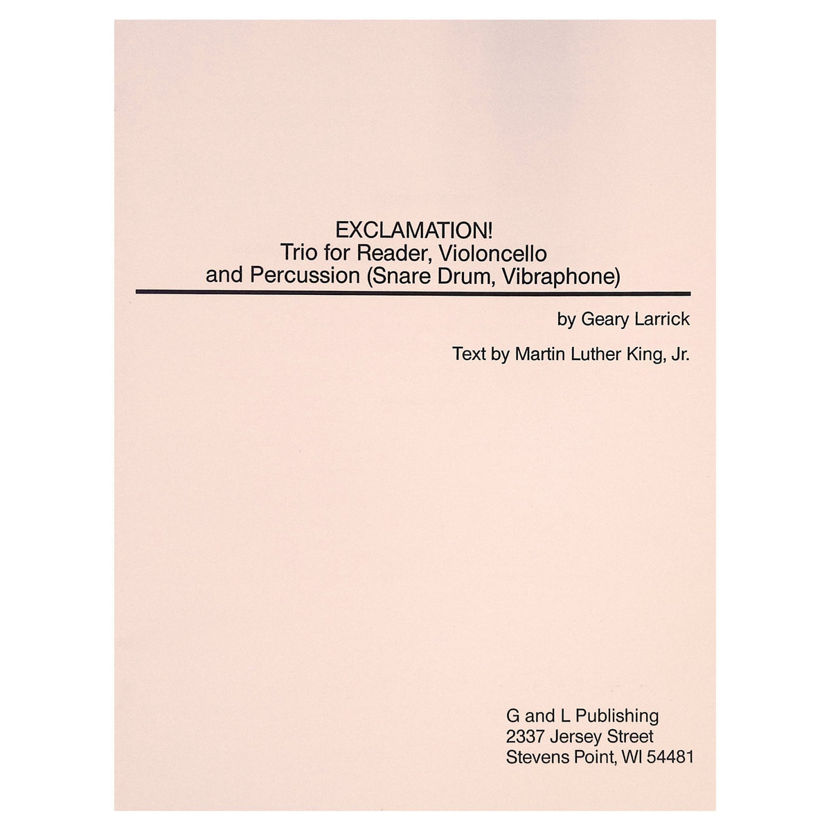 Exclamation by Geary Larrick