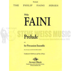 Faini-Suite for Percussion Ensemble(SP)