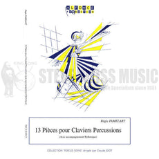 Famelart-Thirteen Pieces for Keyboard Percussion (S-n2)-Mall. in