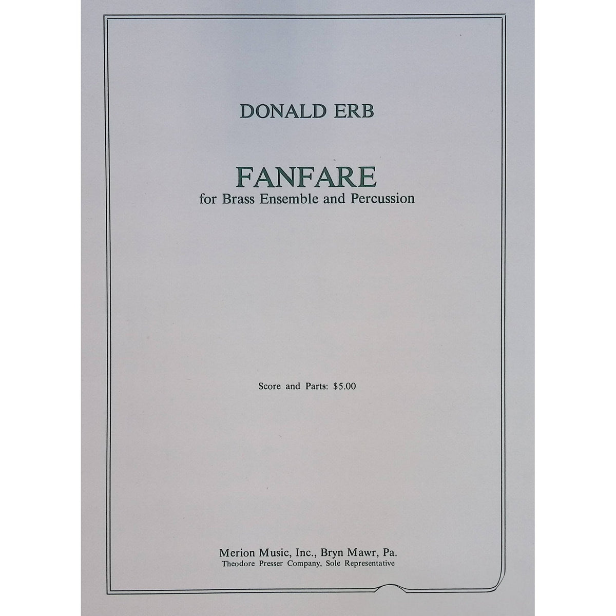 fanfare-donald-erb