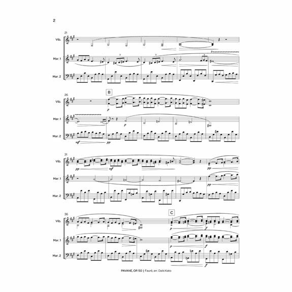 Faure-Pavane, Op. 50 arr. Kato (SP)-V/2M