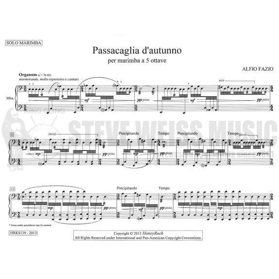 Fazio-Passacaglia d'autunno-M