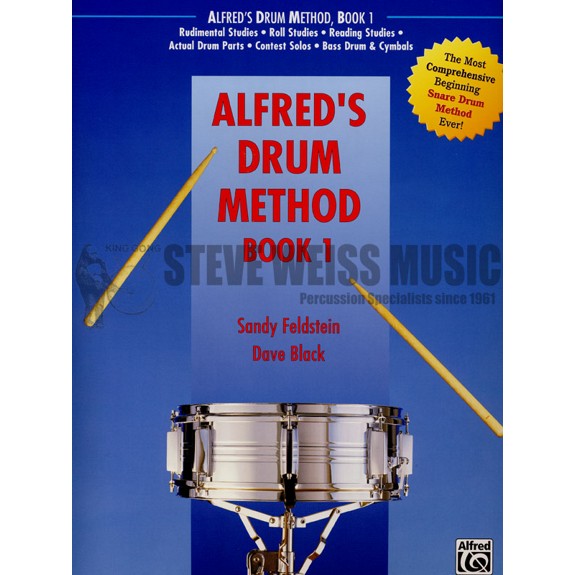 Feldstein/Black-Alfred's Beginning Drum Pack (Book, practice pad and sticks)