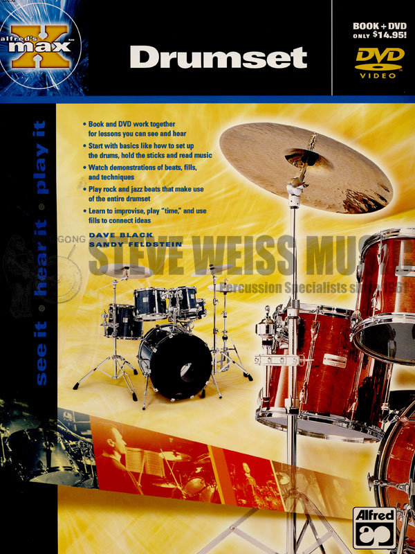 Feldstein/Black-Alfred's Max Drumset (Book & DVD)