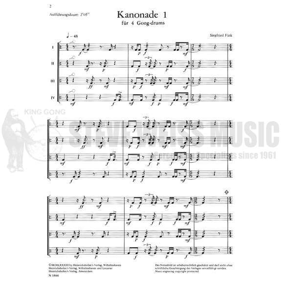 Fink, S.-Kanonade (4S)-P