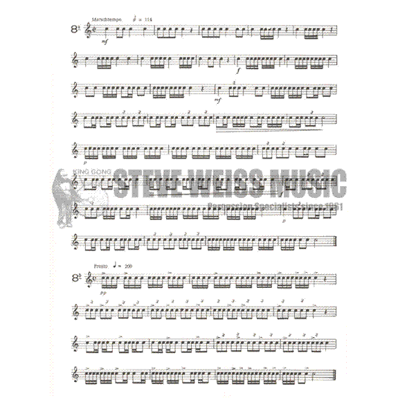 Fink-Studies for Snare Drum Vol 3 : Progressive Studies