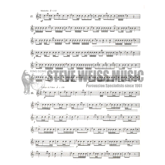 Fink-Studies for Snare Drum Vol 4 : The Flams