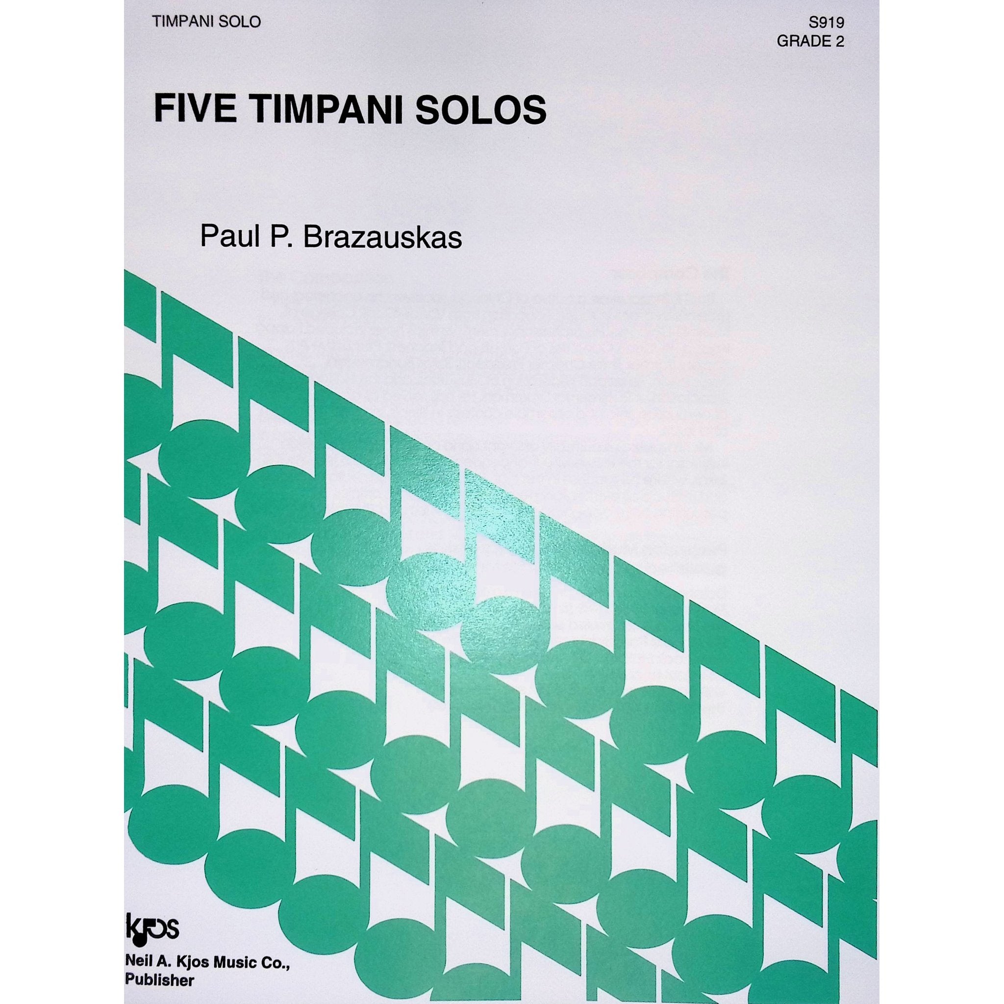 Five Timpani Solos by Paul Brazauskas