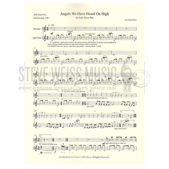 Floyd (arr.)-Angels We Have Heard On High-Tenor steel pan