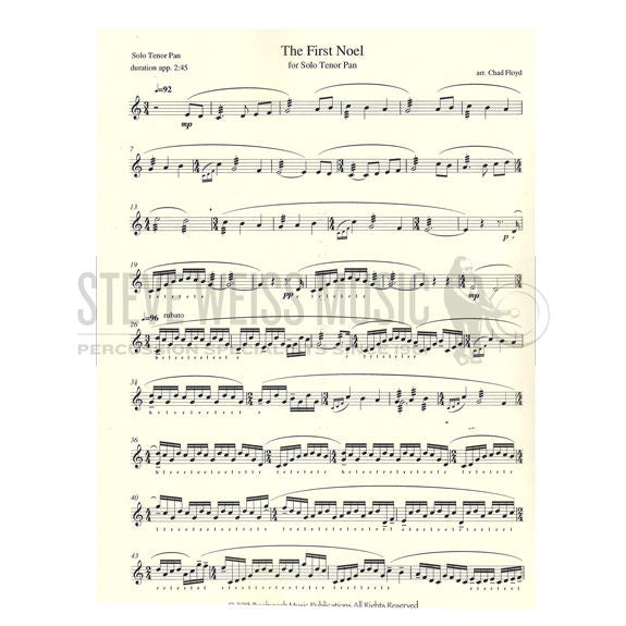 Floyd (arr.)-First Noel, The-Tenor steel pan