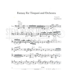 Forestieri-Fantasy for Timpani and Orchestra (Solo part w/accomp. CD)-5T/Orch.