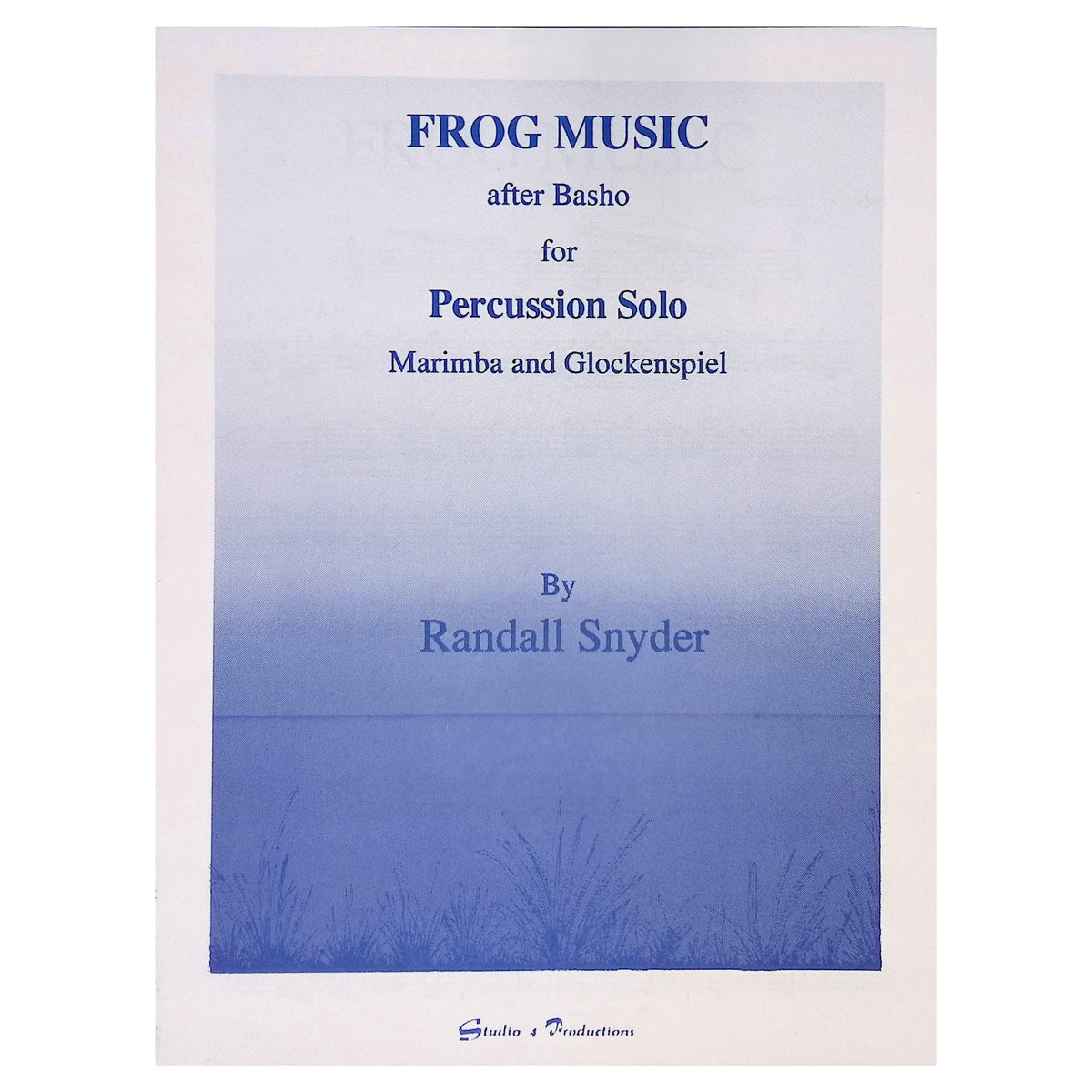 Frog Music After Basho by Randall Snyder
