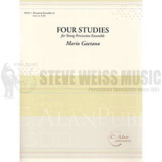 Gaetano-Four Studies for Young Percussion Ensemble(SP)-2T/P