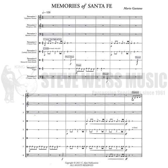 Gaetano-Memories of Santa Fe (SP)-B/V/X/M/2T/P