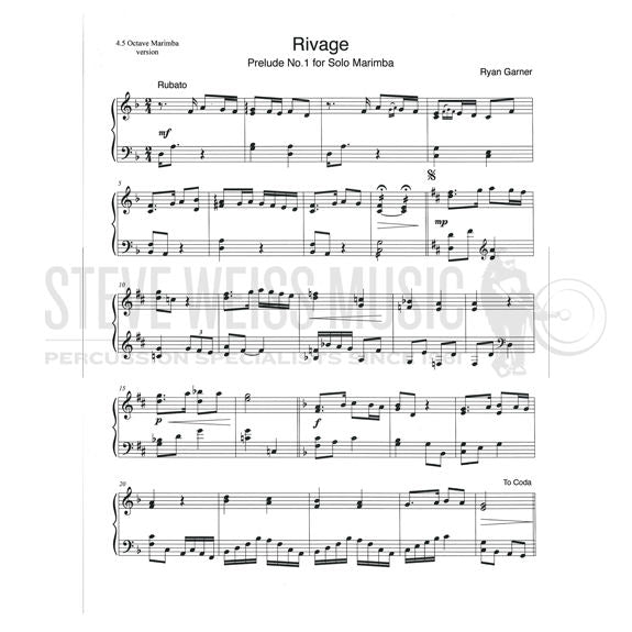 Garner-Rivage (Prelude No. 1 for Solo Marimba)-M