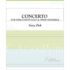 Gary Ziek Concerto for Percussion Solo and Wind Ensemble Cover