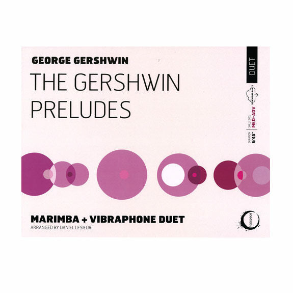 Gershwin-Gershwin Preludes, The arr. Lesieur (SP)-V/M