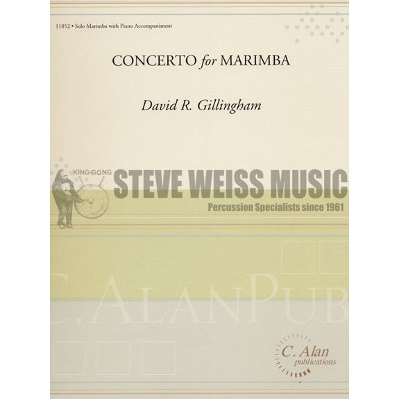 Gillingham-Concerto No. 2 for Marimba (PIANO REDUCTION)-M/PN