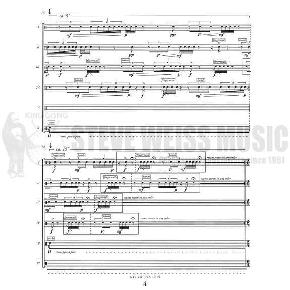 Goto-Aggression for Six Snare Drums (SP)-6SD
