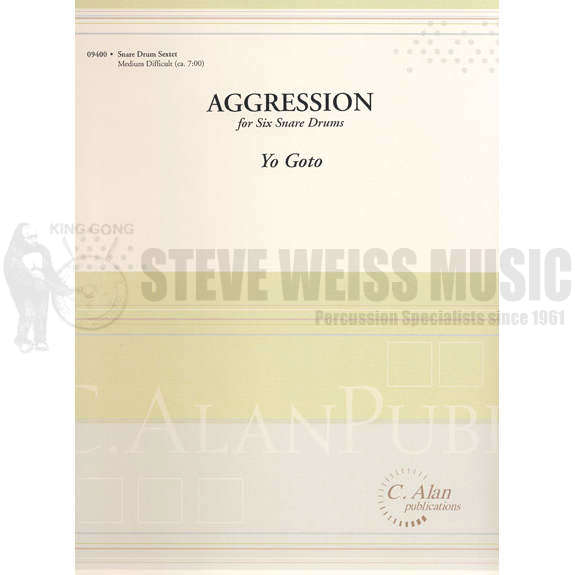 Goto-Aggression for Six Snare Drums (SP)-6SD