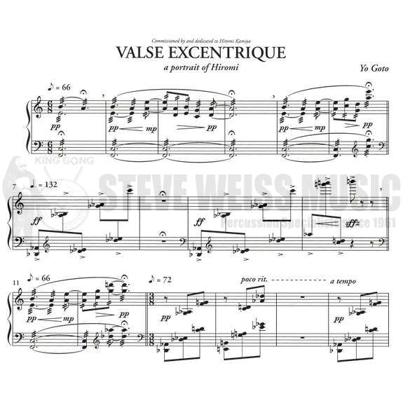 Goto-Valse Excentrique-M