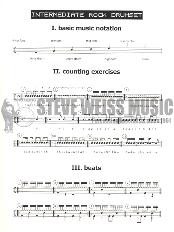Gottlieb-Intermediate Rock Drumset (DVD)