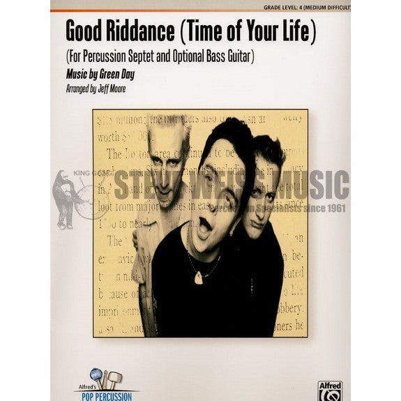 Green Day-Good Riddance arr. Moore (SP)-B/V/X/3M/BG/DS