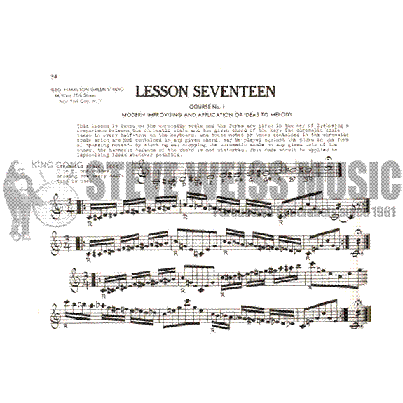 Green-New Series of Individual Instruction Courses for Xylophone and Marimba