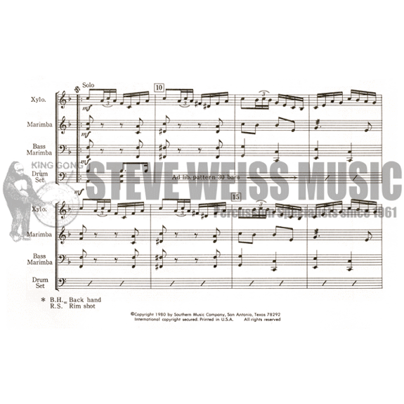 Green-Xylophonia (SP)arr. Witten-X/M/BM/DS