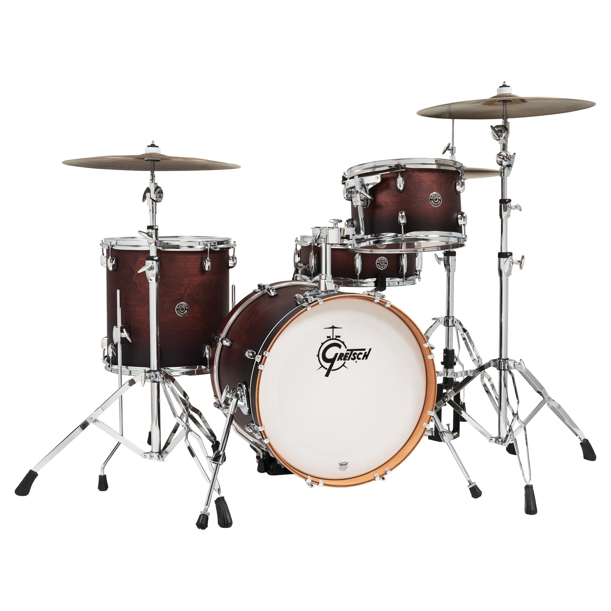 Gretsch Catalina Club 4pc J484 Drumset, Satin Antique Fade