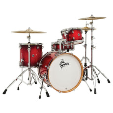 Gretsch Catalina Club J404 drum set Gloss Crimson Burst finish